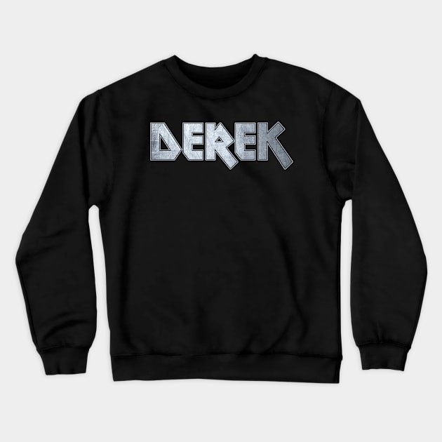 Heavy metal Derek Crewneck Sweatshirt by KubikoBakhar